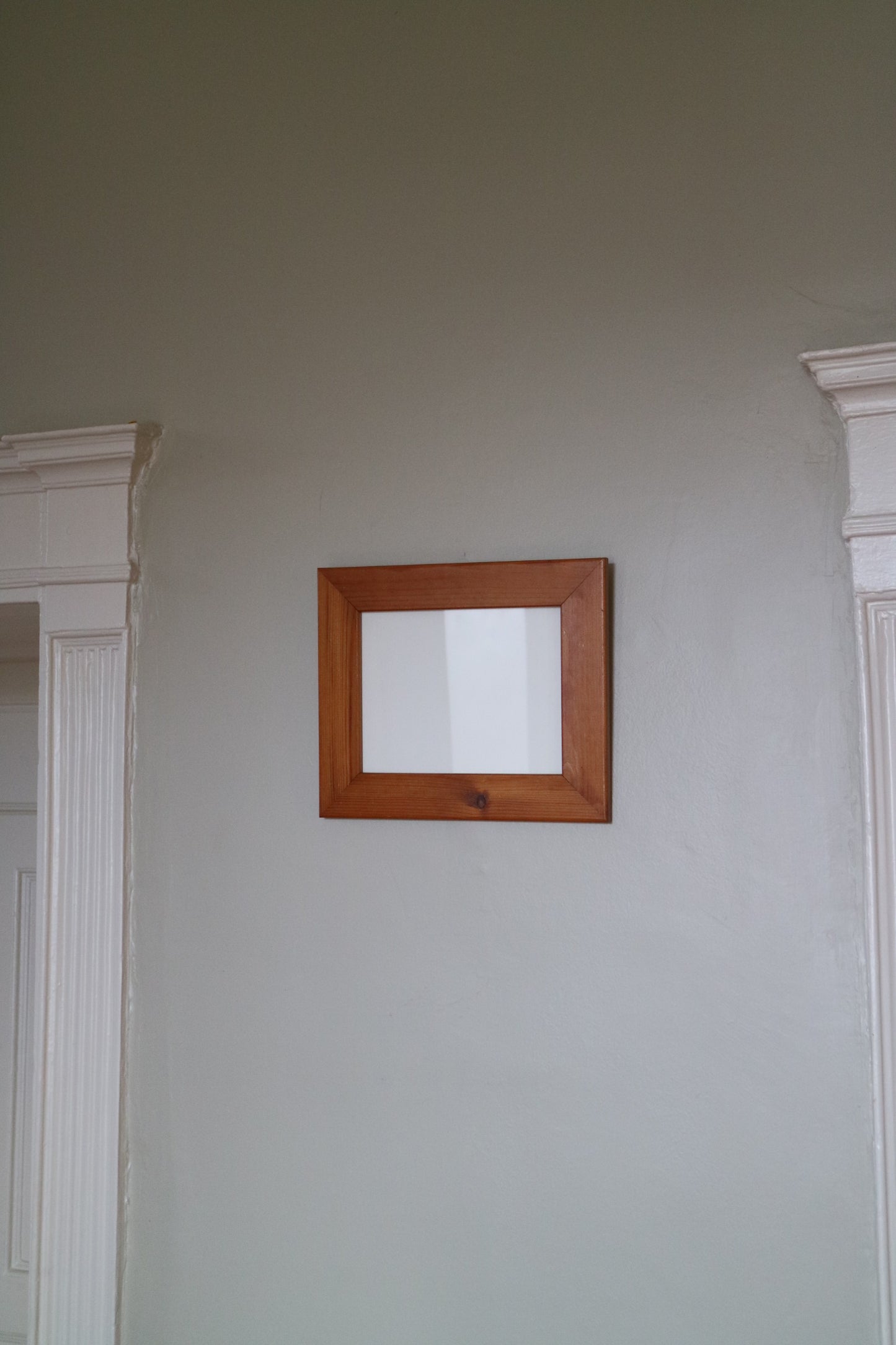 Brown frame.