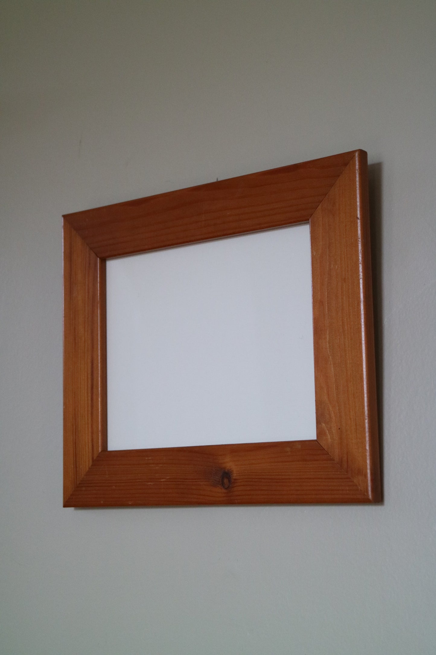Brown frame.