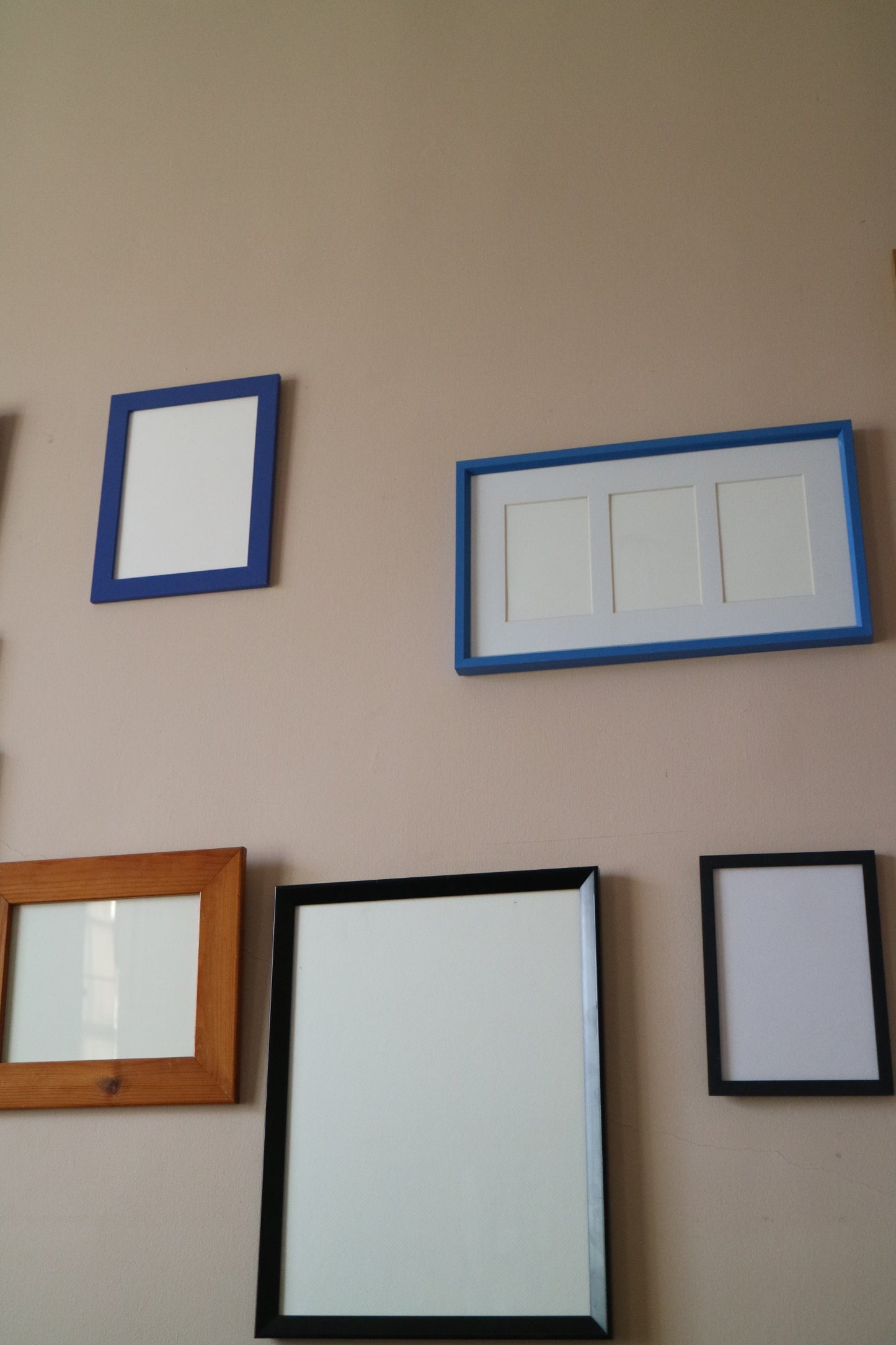 Brown frame.